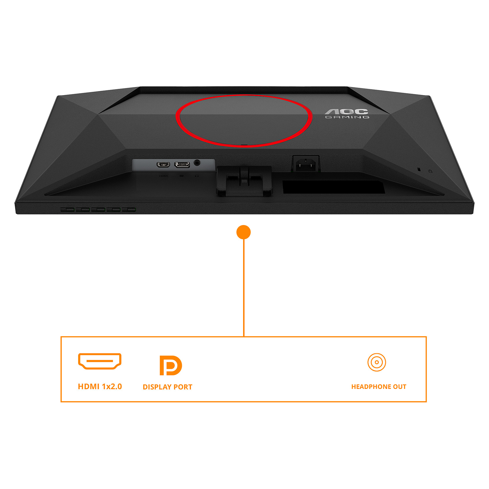 Monitor Gaming AOC Q24G4RE / 23.8" / Quad HD Fast IPS LED / 180 Hz / 1 ms / HDMI+DP / Zezë - 2