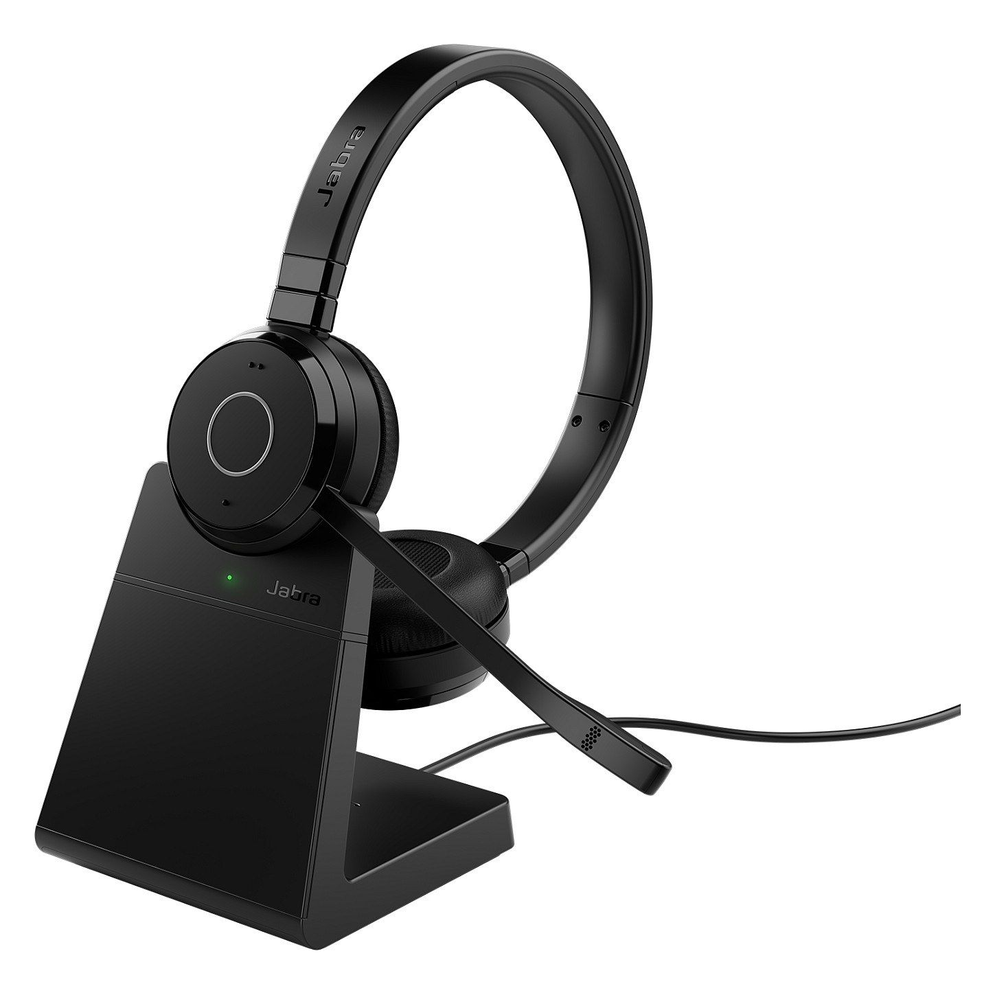 Kufje pa kabllo Jabra Evolve 65 TE Link390a UC Stereo with Charging Station - Zezë - 1