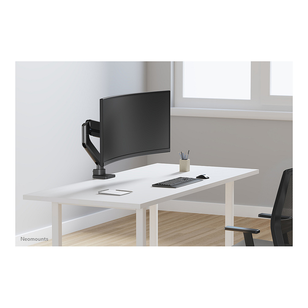Mbajtëse për Monitor Neomounts DS70PLUS-450BL1 mbajtëse tavoline e lëvizshme për ekrane të përkulura ultra të gjera 17-49" - E zezë - 17