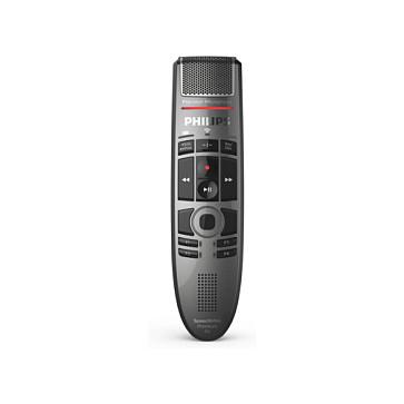 Mikrofon Philips SpeechMike Premium Air SMP4000, Wireless, Mikrofon Studio, Bateri deri 24 orë, me Docking Station - Gri e Errët