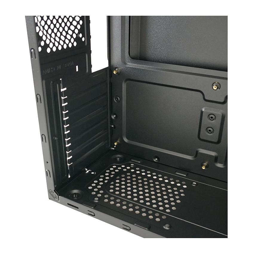 Kasë LC-Power 7040B / Midi-Tower / ATX / 2x USB 3.2 Gen1 + 2x USB 2.0 / 4x120mm – Zezë - 13