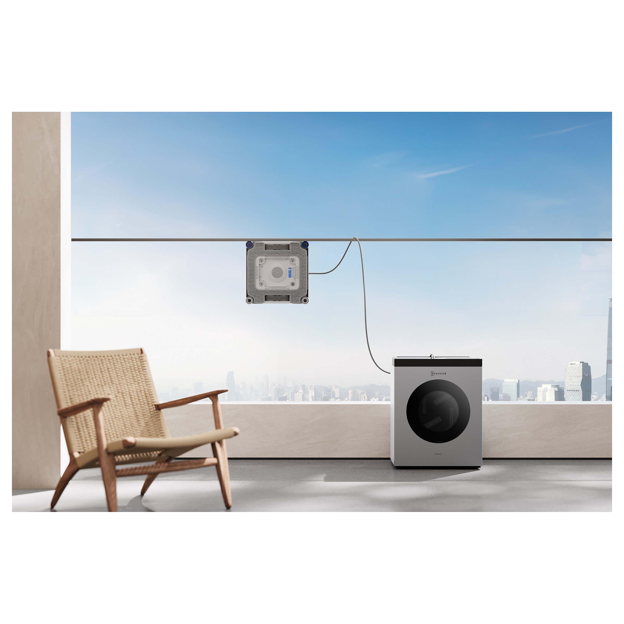Fshesë robotike për pastrimin e dritareve Ecovacs Winbot W3 OMNI - 36