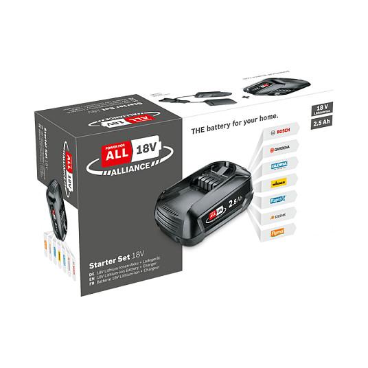 Set Baterie dhe Karikues Bosch Starter-Set 18V Alliance, 18V, 2.5Ah, Li-Ion, POWER FOR ALL - 2