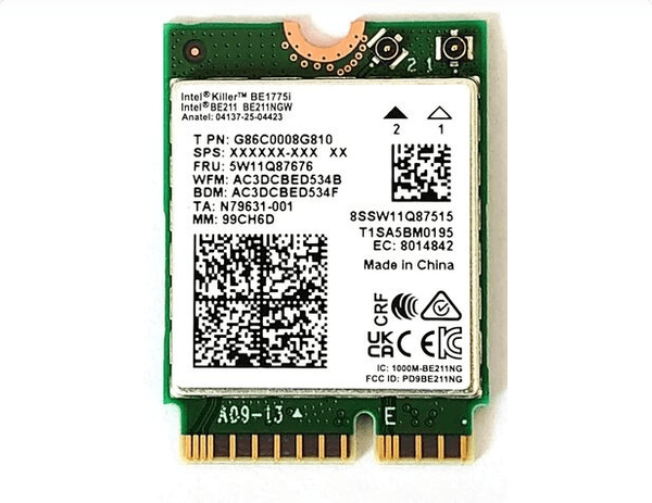 Karta të Rrjetit Intel Wi-Fi 7 BE211, M.2 2230 CNVio3, Wi-Fi 7, Bluetooth 6.0