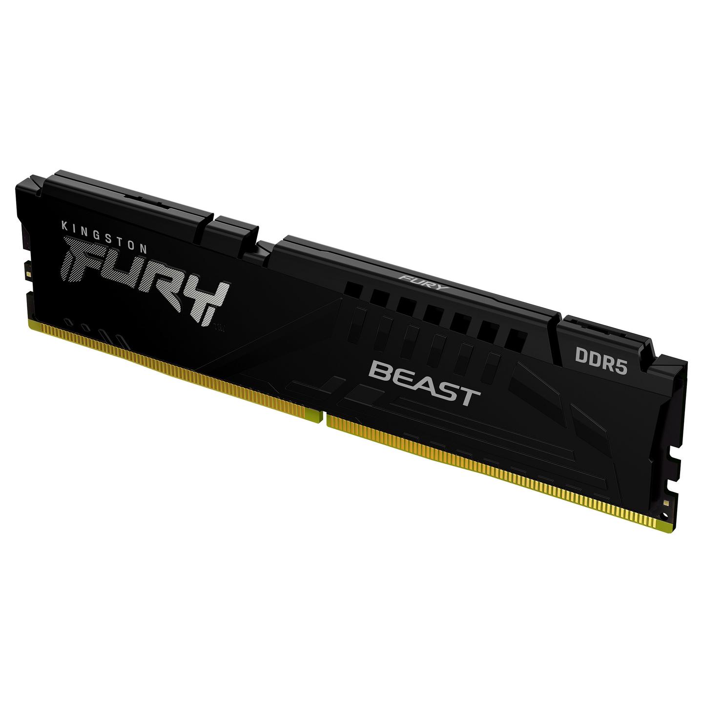 RAM Memorie DDR5 Kingston FURY Beast / 64GB / DIMM / 5600MHz / CL36 / 288-pin - Zezë