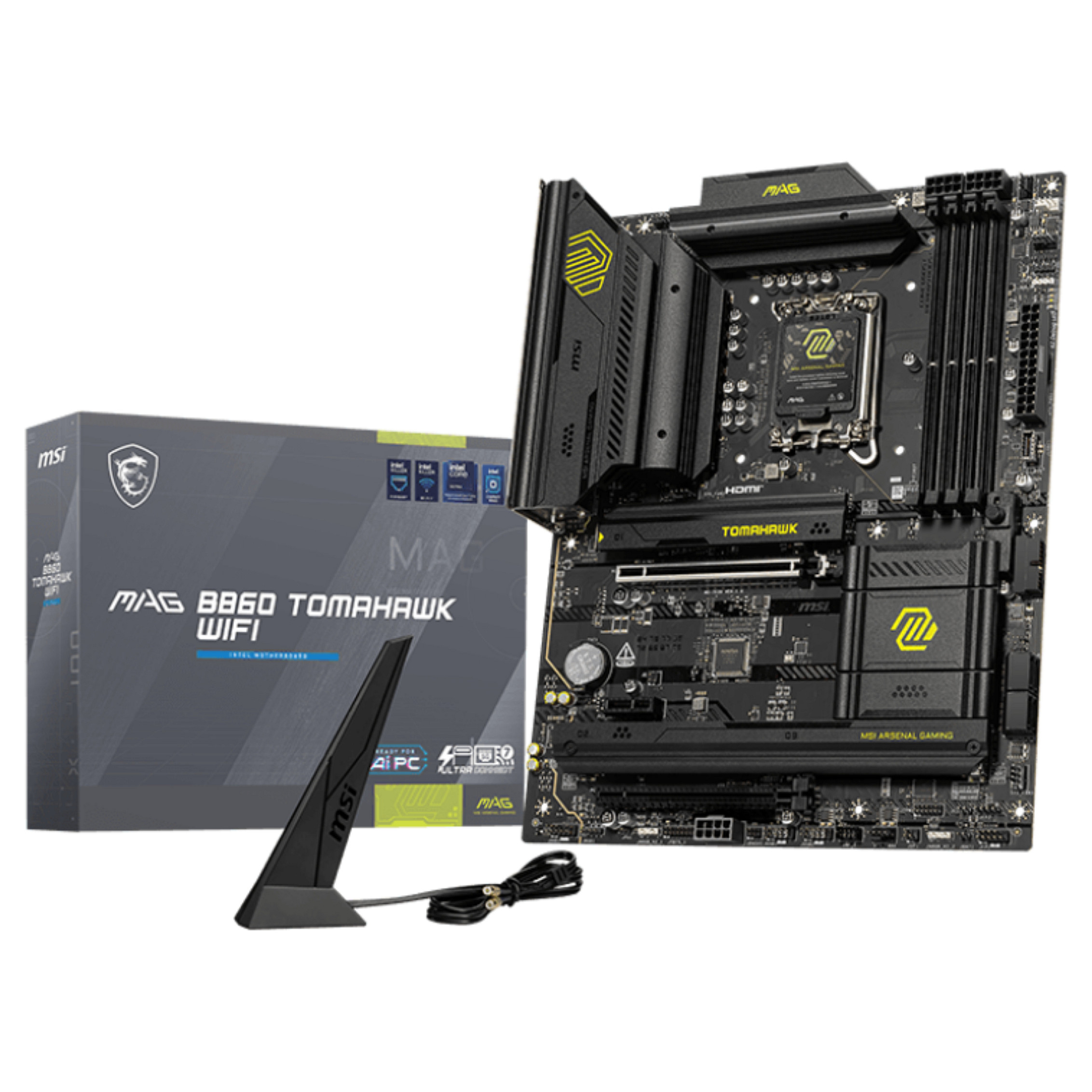Pllakë amë Intel LGA1851 MSI MAG B860 TOMAHAWK WIFI - 5