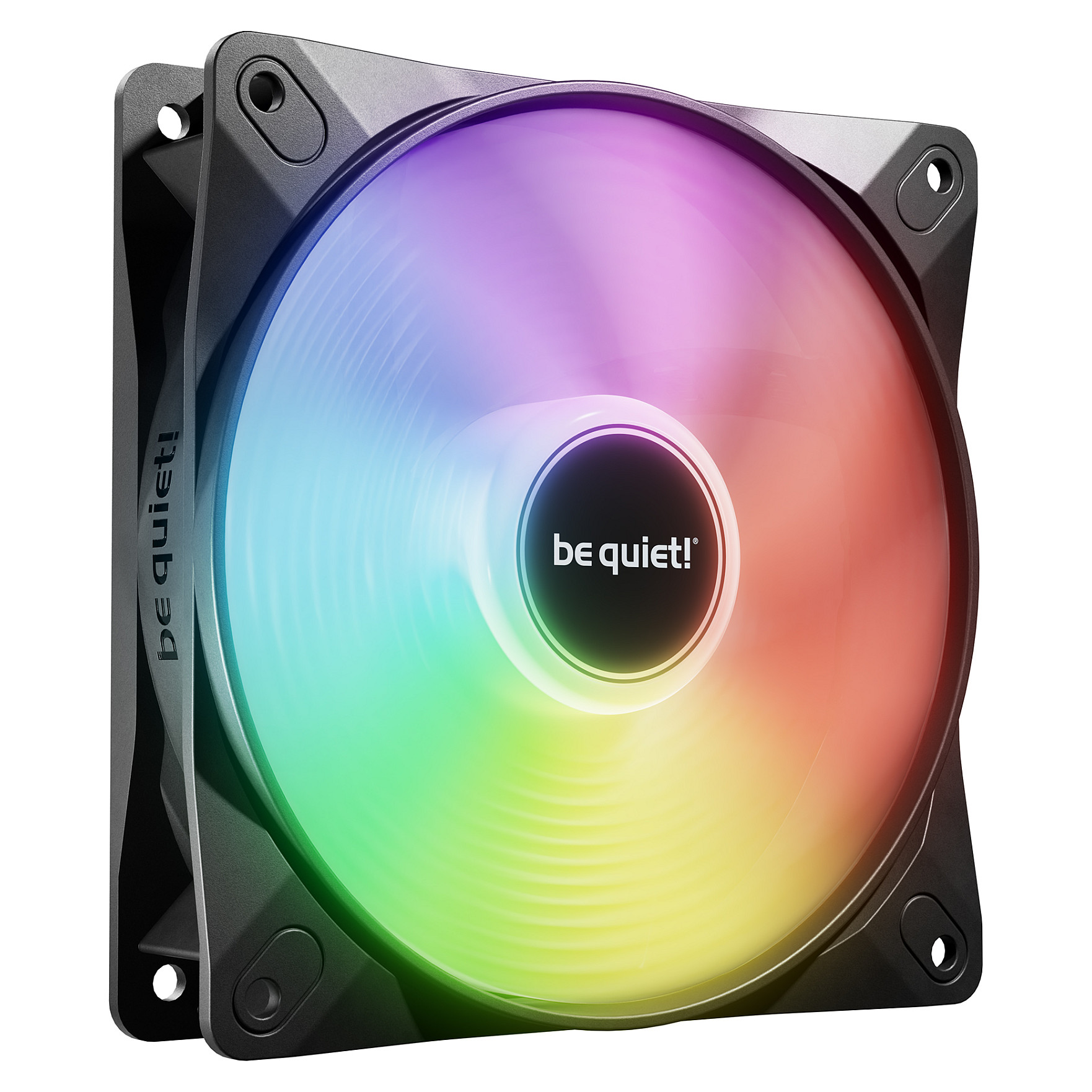 Ftohës për Kasë be quiet! Light Wings LX / 120mm / 1600 RPM / ARGB / PWM – Zezë - 1