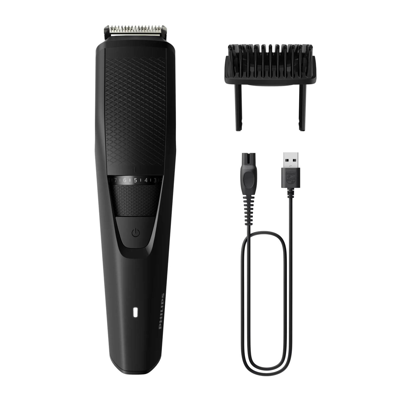 Makinë e Rrojës Philips Series 3000 BT3234/15, 20 Nivele, 0.5–10mm, Tehe Vetë-Mprehëse, 60 Minuta, USB - Zezë