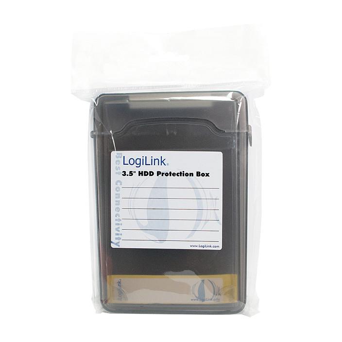 Këllëf për Disqe LogiLink UA0133B / 3.5" / 1 HDD / Rezistent ndaj ujit / Rezistent ndaj goditjeve – Transparente - 3