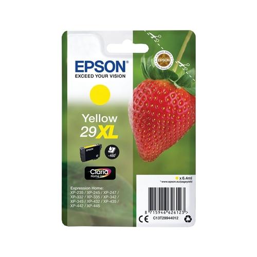 INK Epson 29XL / C13T29944012 / 6.4ml / 450 faqe – Verdhë - 1