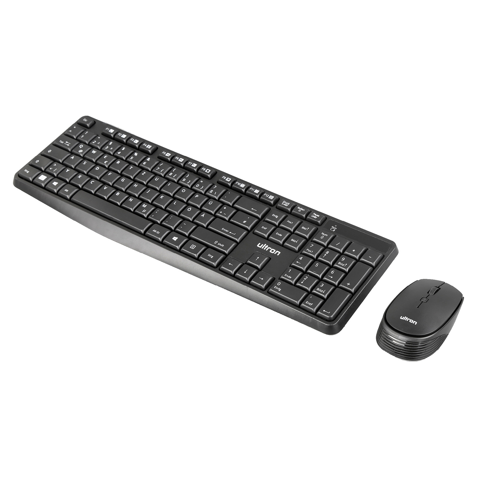 Combo (Tastierë & Maus ) Ultron UMC‑300 Wireless 2‑in‑1 Set - Zezë - 3