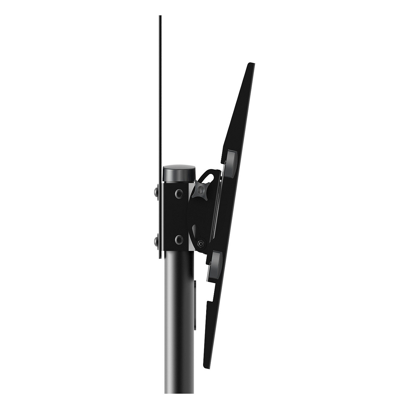 Mbajtëse për TV DIGITUS / 37″–70″ / deri në 50 kg / me Rrota / Lartësi të Rregullueshme / e Pjerrët - Zezë - 5