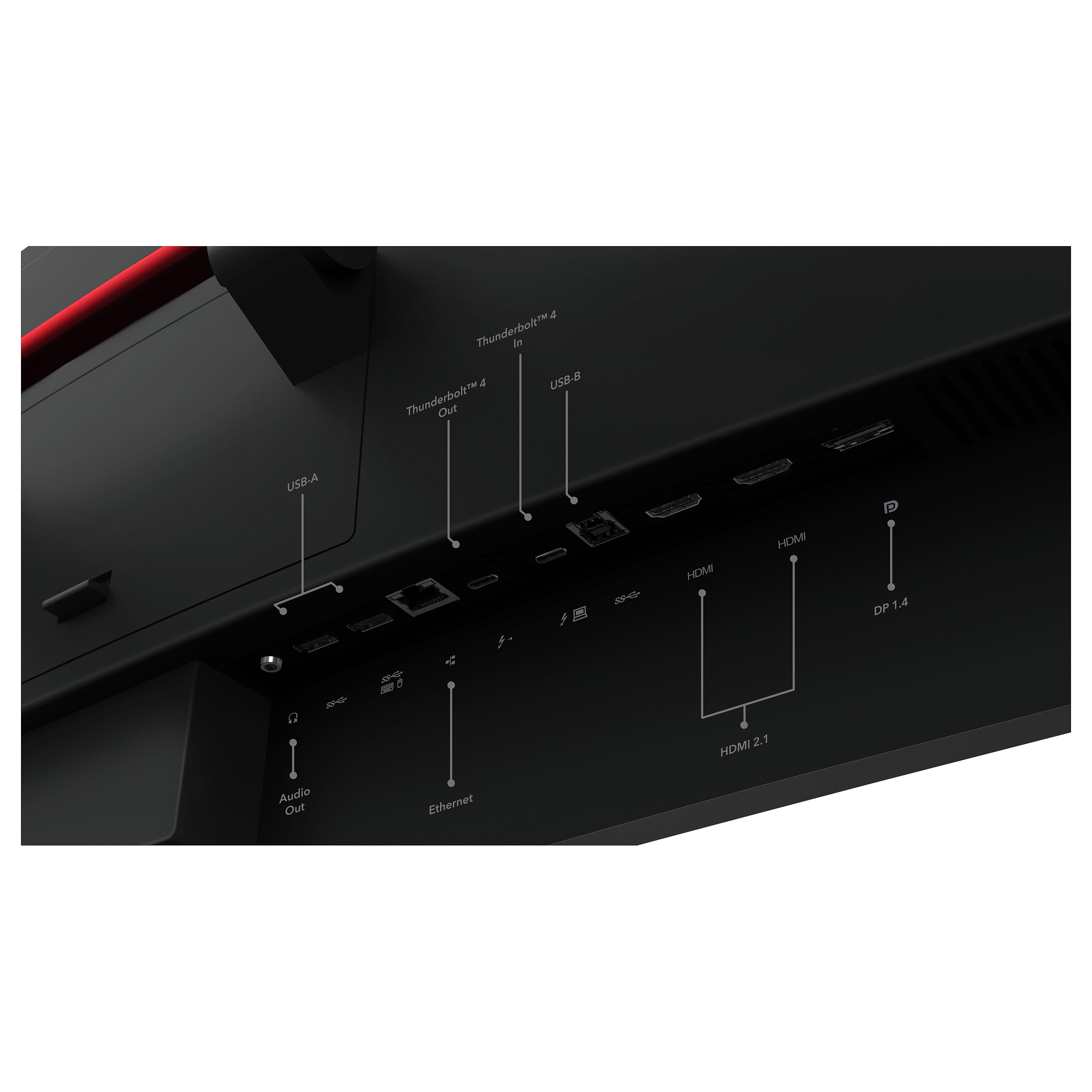 Monitor i lakuar Lenovo ThinkVision P49w-30 / 49" Dual Quad HD 60 Hz 6 ms IPS Curved / HDMI DP USB-C / e zezë - 22