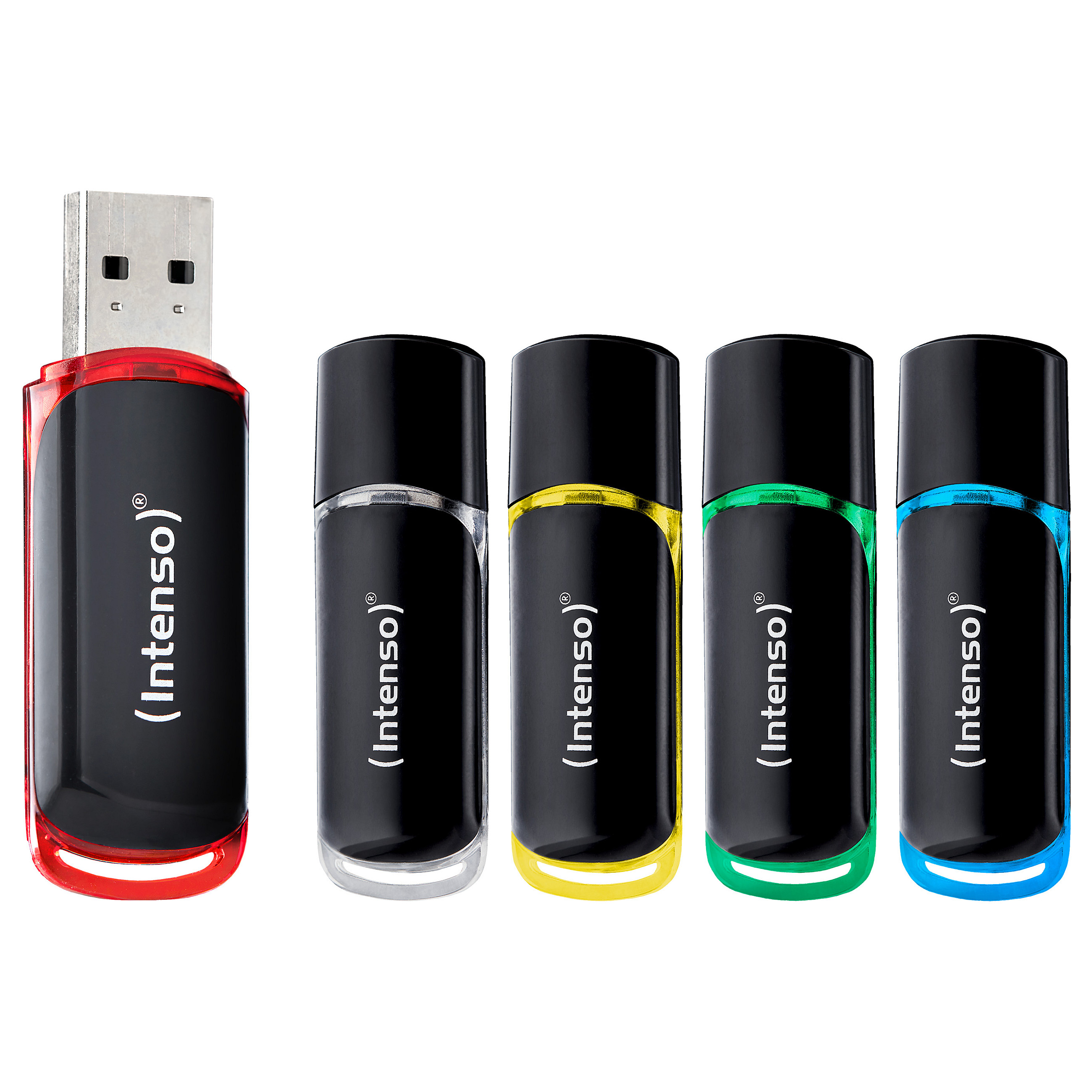 USB Flash Drive Intenso Business Line / 16GB / USB 2.0 / 5 Copë - Zezë - 2