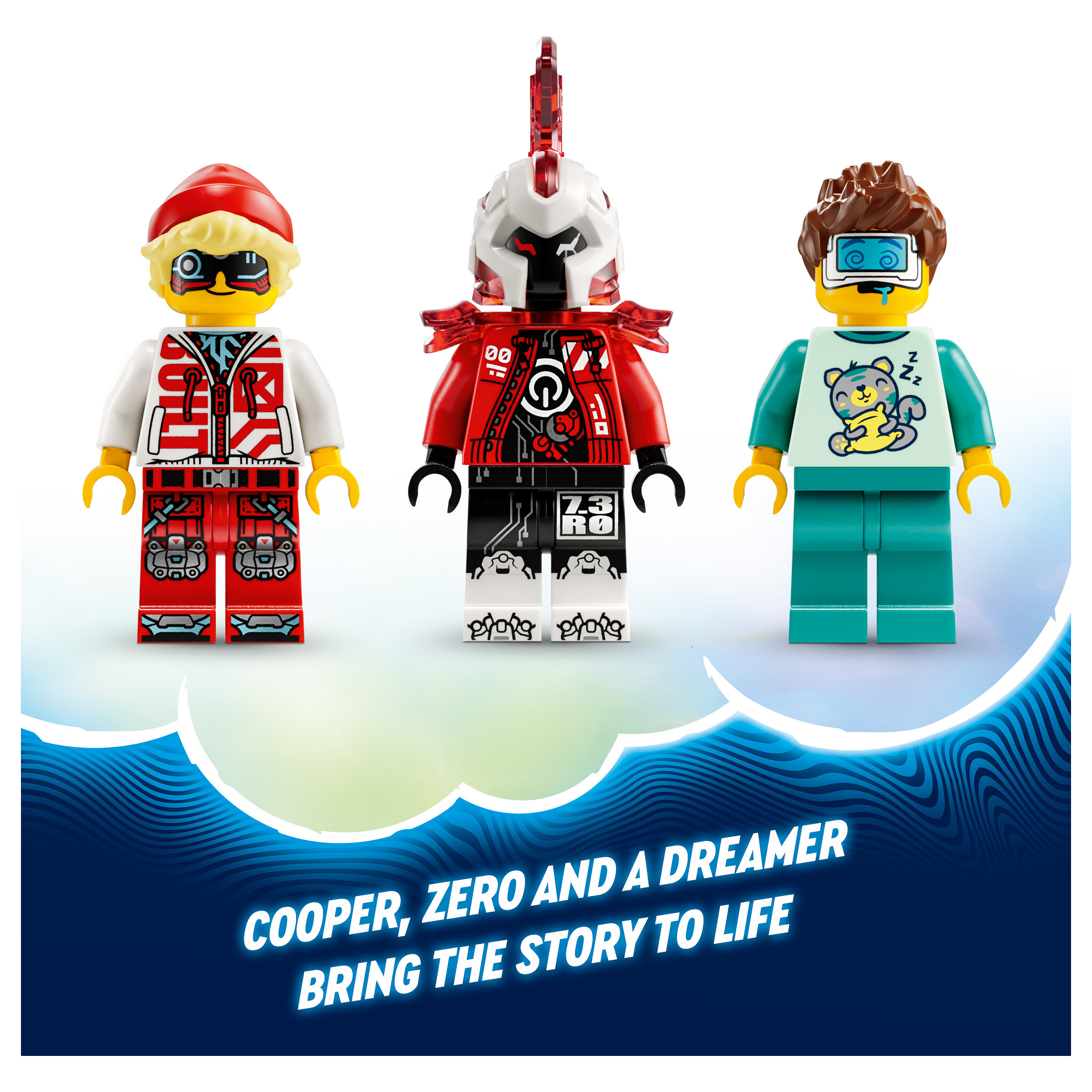LEGO 71497 DREAMZzz Cooper's Tiger Mech & Zero's Hot Rod Car - 22