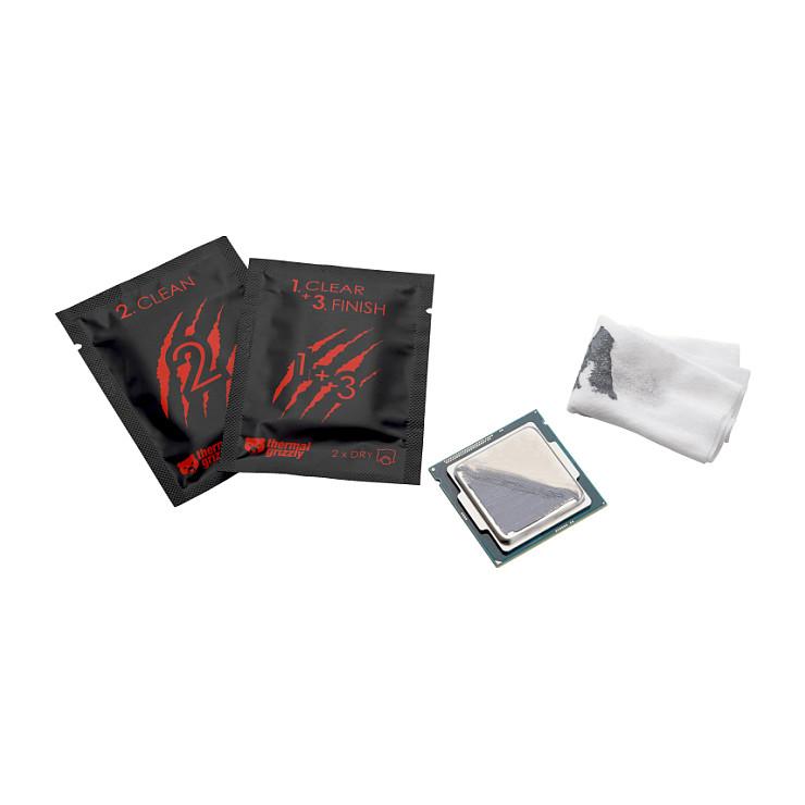 Peceta për Ftohës Thermal Grizzly TG Cleaning Wipes, 10 sete, 2 të lagështa, 2 të thata - 3