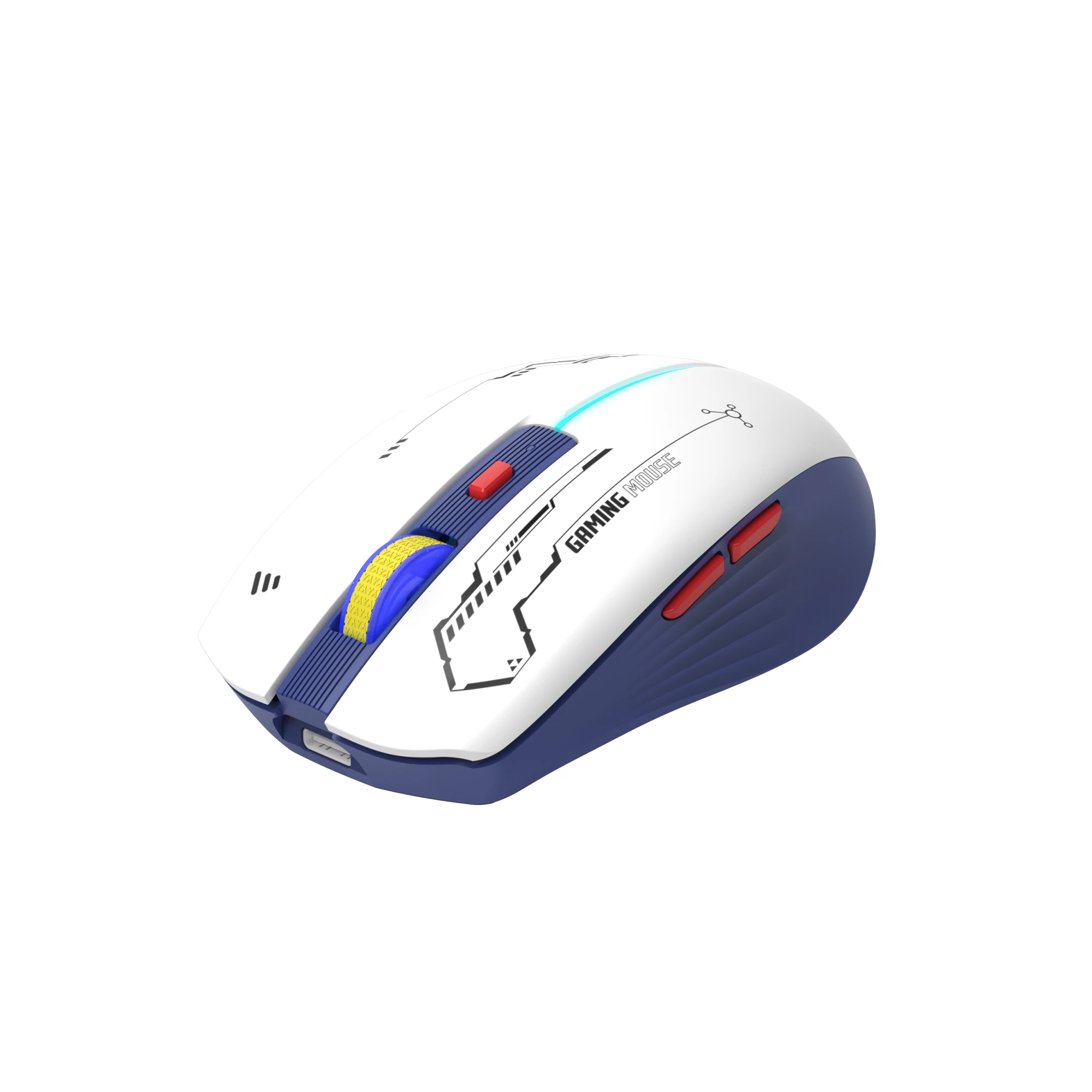 Maus Gaming Marvo M796W Wireless - Bardhë - 2