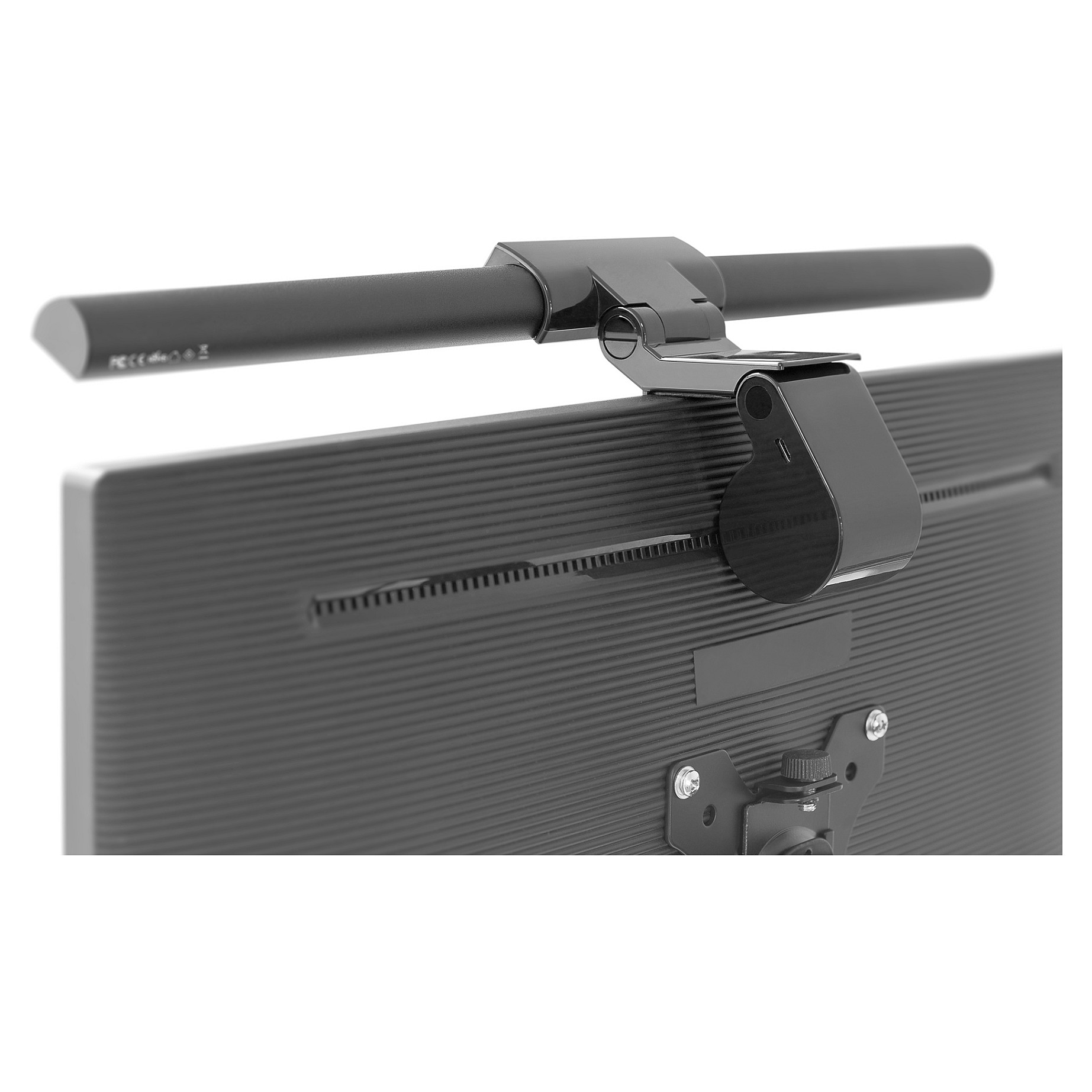 DIGITUS DA-90415 – Dritë LED për Monitor me Mbajtëse me Kapëse, 5W, 250lm, 3000–6500K, Touch Control, Dimmer, USB, Zezë - 2