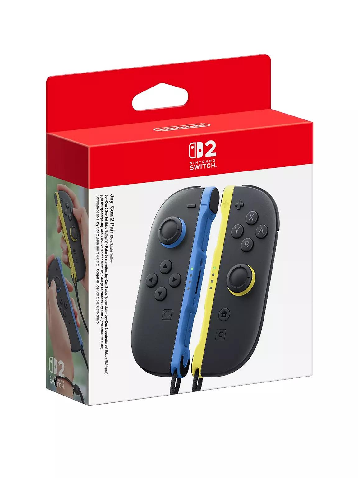 Kontroller Nintendo Joy-Con 2, Nintendo Switch 2, Pa Kabllo, HD Rumble, Motion Control, Kontroll me Maus - Zezë , Blu , Verdhë - 3