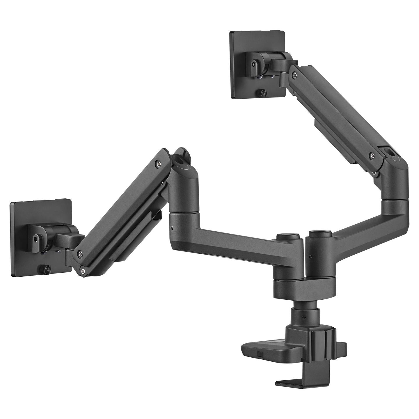 Mbajtëse për Monitor Equip 650182, 2 Monitorë, 17"–35", 20kg për Monitor, VESA 75×75mm/100×100mm - Zezë - 3