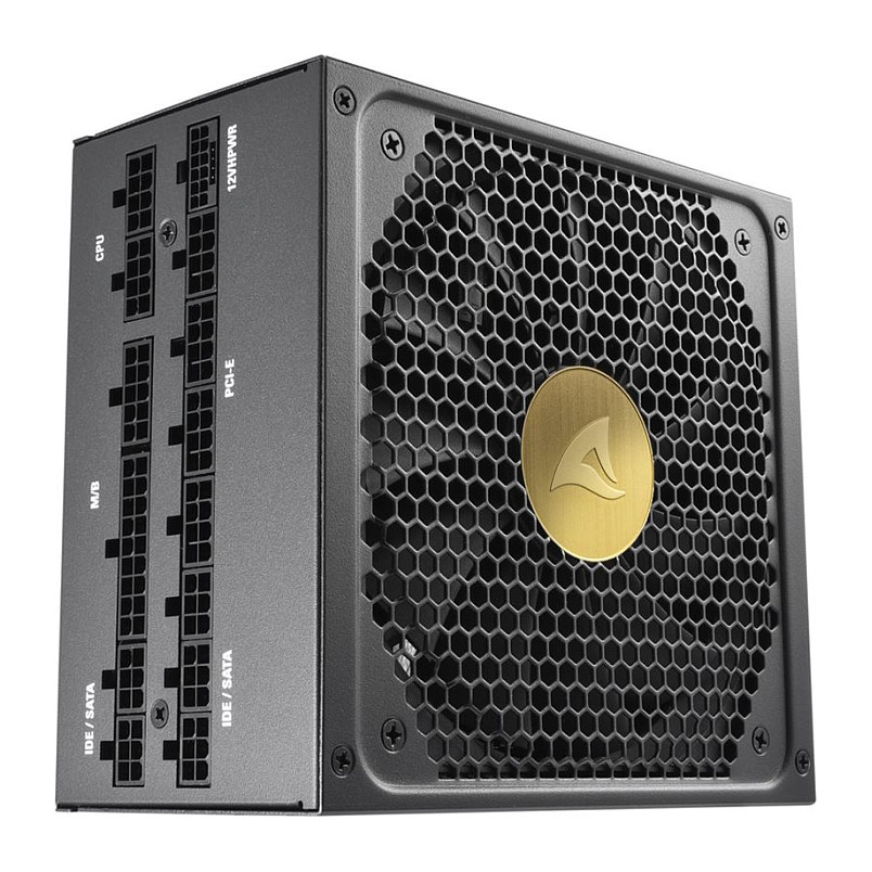 Furnizues Energjie PSU 1300W Sharkoon Rebel P30 Gold / 1300W / ATX 3.0 Power Supply / Modular / 1x 12VHPWR / 8x PCIe - Zezë - 1