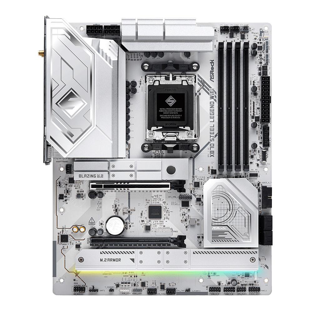 Pllakë Amë ASRock X870 Steel Legend WiFi / AMD AM5 / DDR5 / ATX / Wi-Fi 7 / 2.5GbE LAN - 2