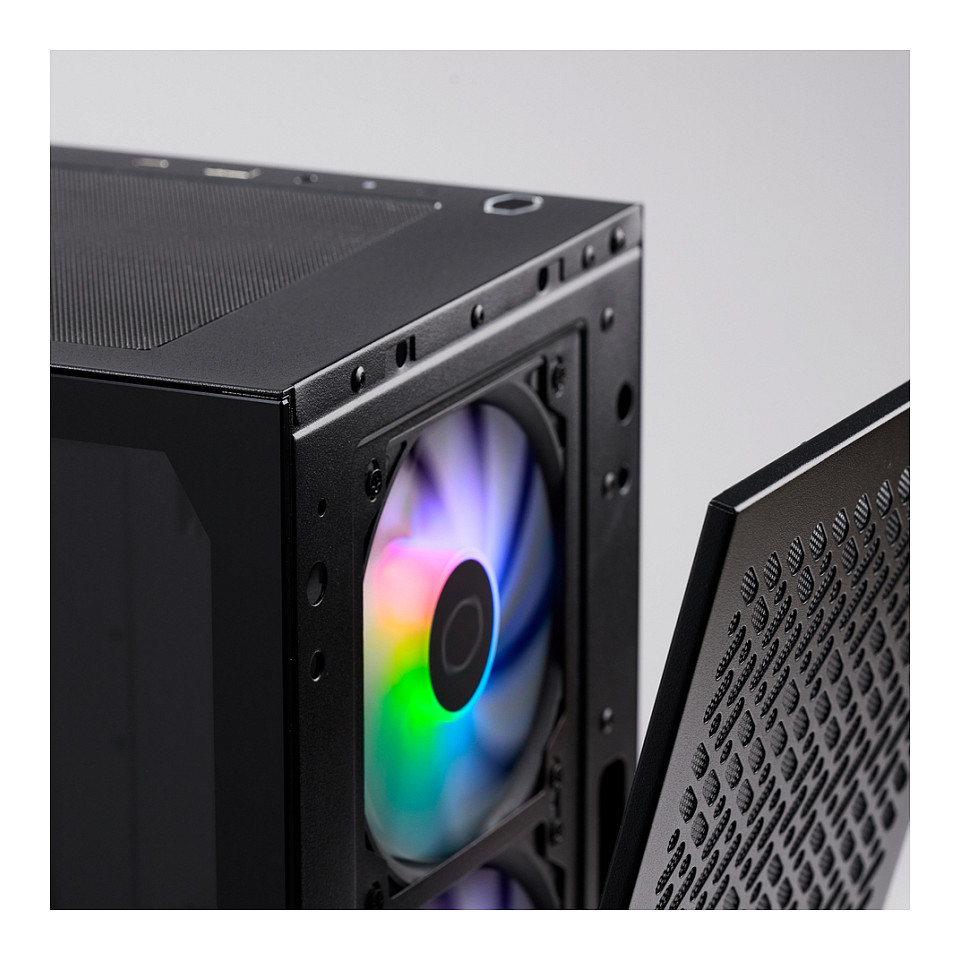 Kasë PC Cooler Master Elite 302 / Mini Tower / ATX / 3x 120mm Fan - Zezë - 2