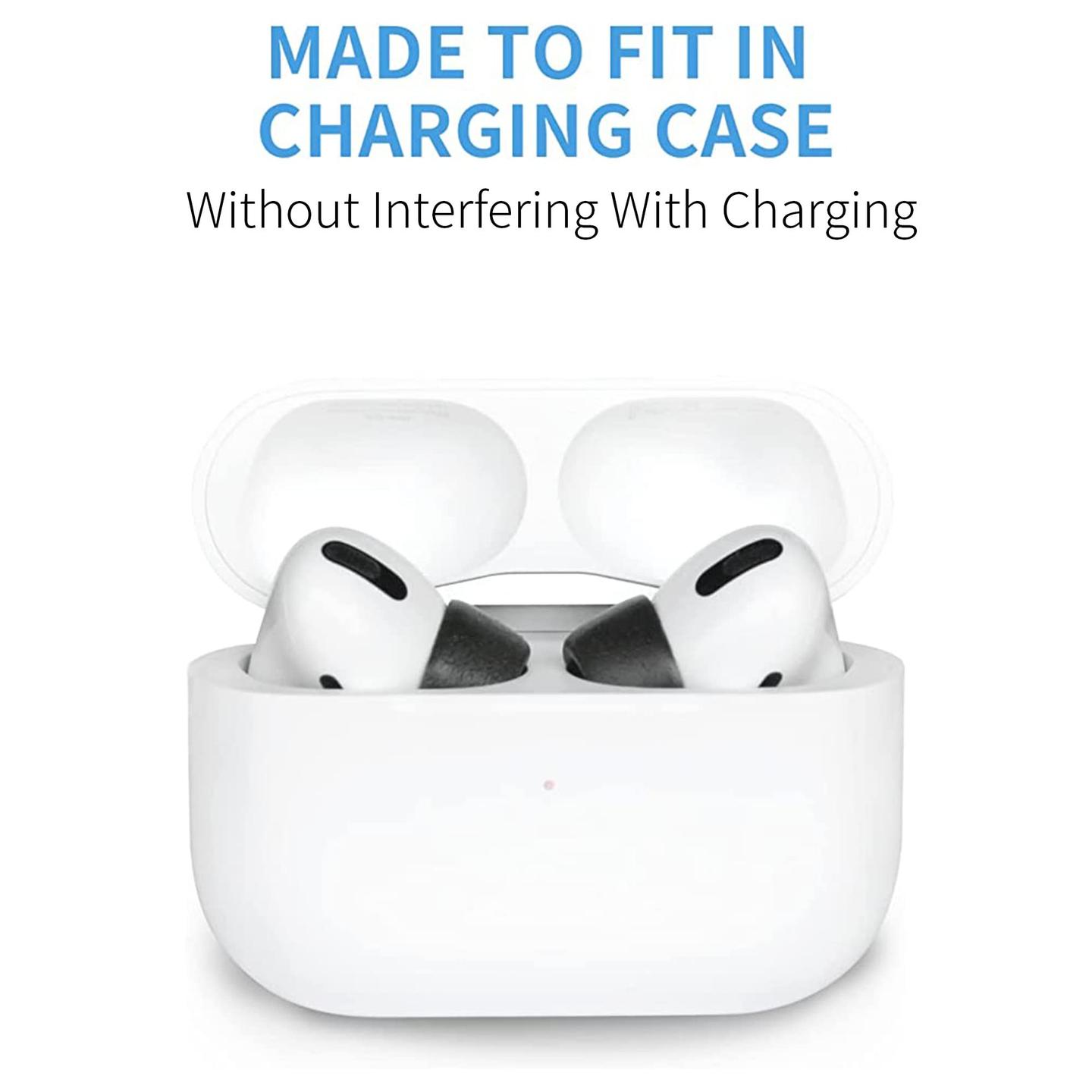 Aksesorë për Kufje Comply për Apple AirPods Pro Gjenerata 1 dhe 2, Madhësi të Përziera - Zezë - 3