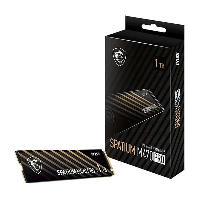 SSD të Brendshëm MSI Spatium M470 Pro / 1TB / M.2 2280 / PCIe Gen4 x4 / NVMe - 5
