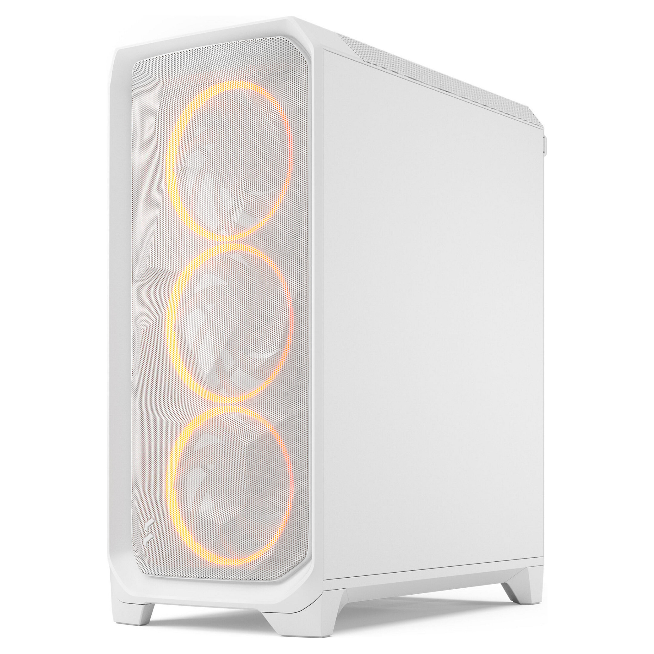 Kasë Midi Fractal Design Meshify 3 RGB TG Light Tint – Bardhë - 5