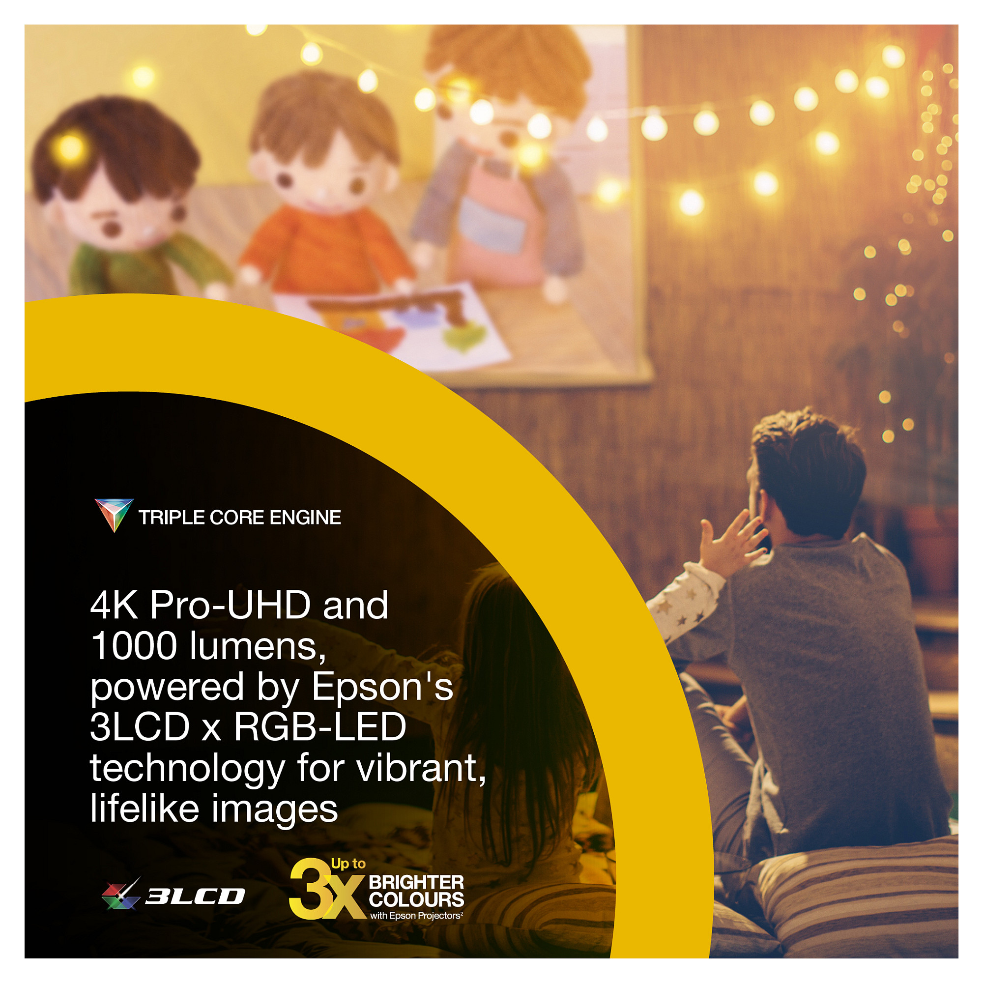Projektor Epson EF-72 Lifestudio Flex / Portable 3LCD RGB-LED / 1000 Lumens / 4K PRO-UHD / HDMI - 12