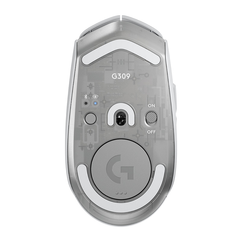 Maus Gaming Logitech G309 Lightspeed Wireless / Bluetooth & USB - Bardhë - 6