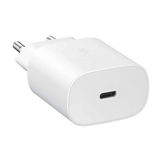 Adapter Samsung Galaxy Fast Charger USB Type-C 25W with 1m Cable - Bardhë - 4