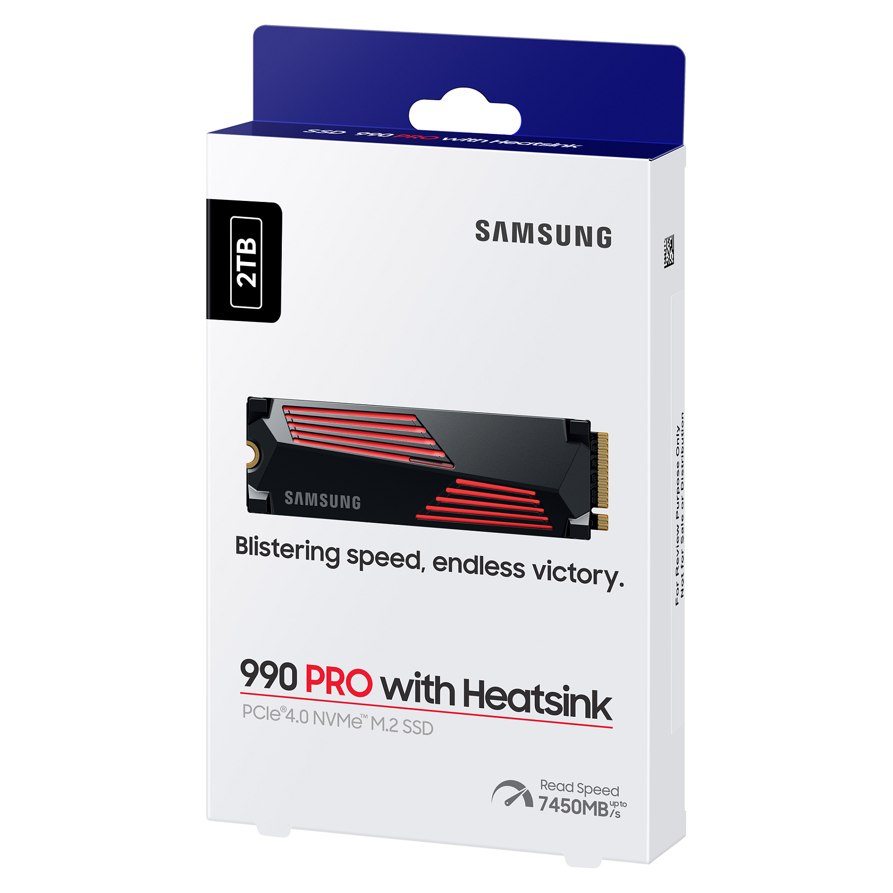 SSD të Brendshëm M.2 2TB Samsung 990 PRO Heatsink NVMe PCIe 4.0 x 4 - 10