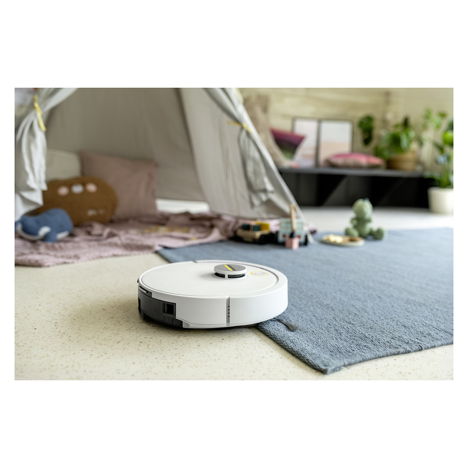 Fshesë Robotike Kärcher RCV 3 Comfort / 17.000Pa / 3200mAh / 0.3L / Wi-Fi / App Control / Mop – Bardhë - 9