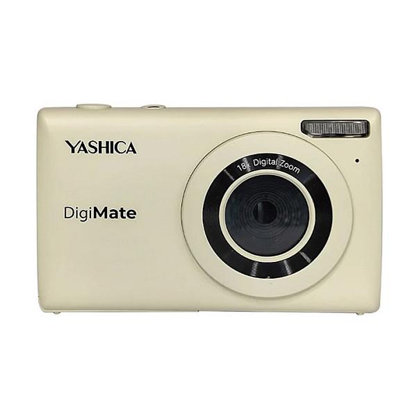 Kamerë digjitale Yashica DigiMate, 64MP, 18x Zoom Digjital, 2.7", 4K, ISO 100–3200, microSD, USB-C - Bardhë - 1