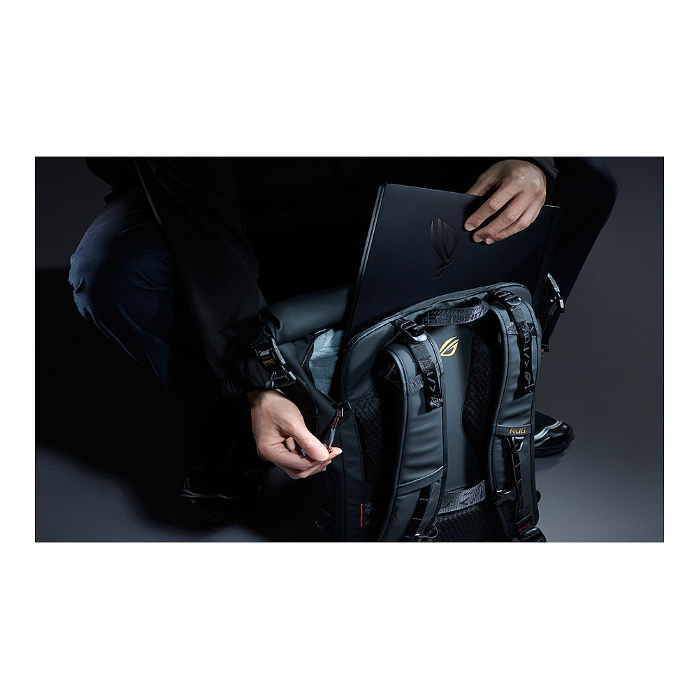 Çantë ASUS ROG SLASH Edition 20 / 18" / 26L / Roll-Top / FIDLOCK / Water-Repellent - Zezë - 14