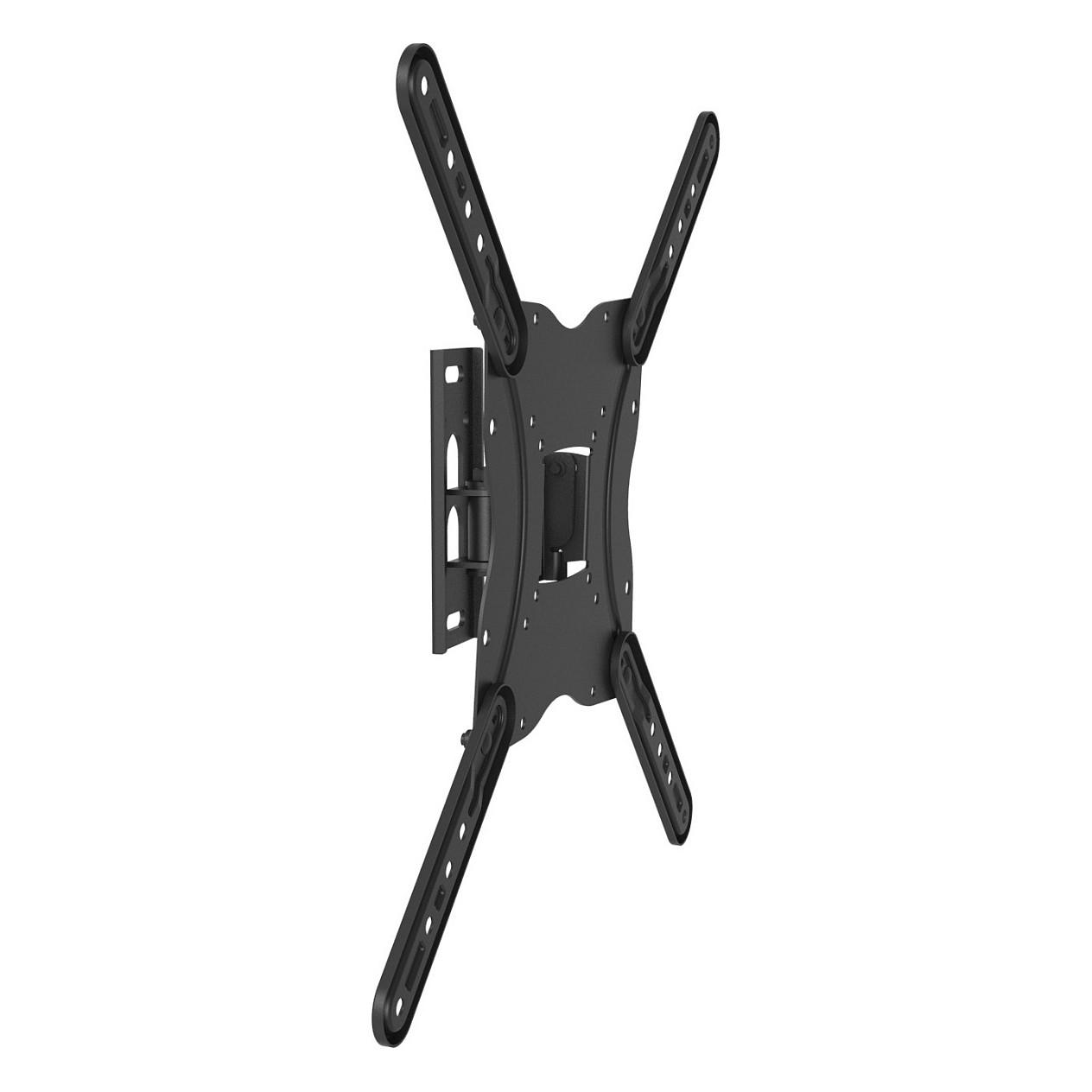 Mbajtëse për TV Equip 650405 , 23–55" , deri 30kg , e pjerrët , e rrotullueshme , VESA 75x75–400x400 - Zezë