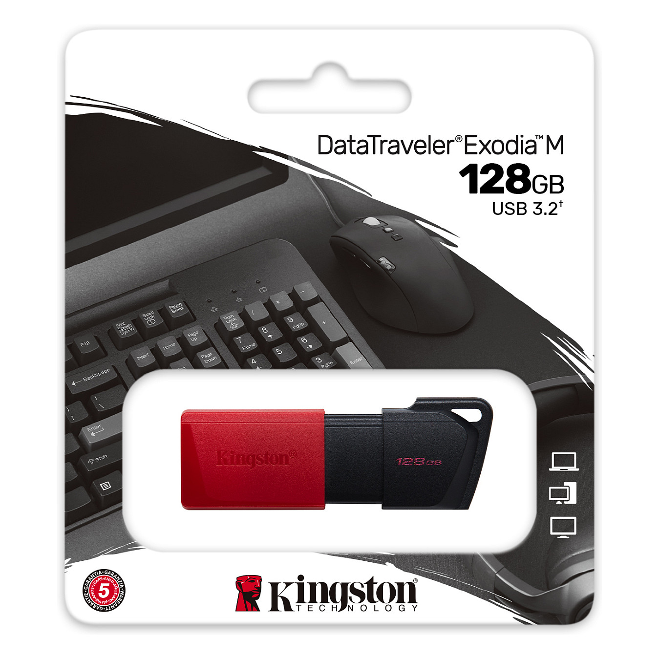 USB Flash Drive STICK 128GB USB 3.2 Kingston DataTraveler Exodia - 6