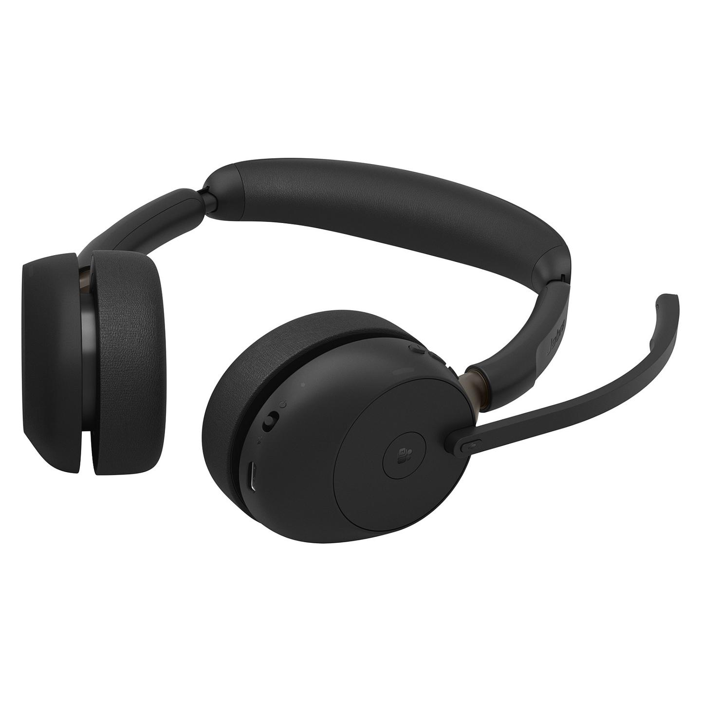 Kufje pa kabllo Jabra Evolve3 65 MS / Stereo / Bluetooth 5.3 / USB-C / 28mm / Microsoft Teams / ANC - Zezë - 4