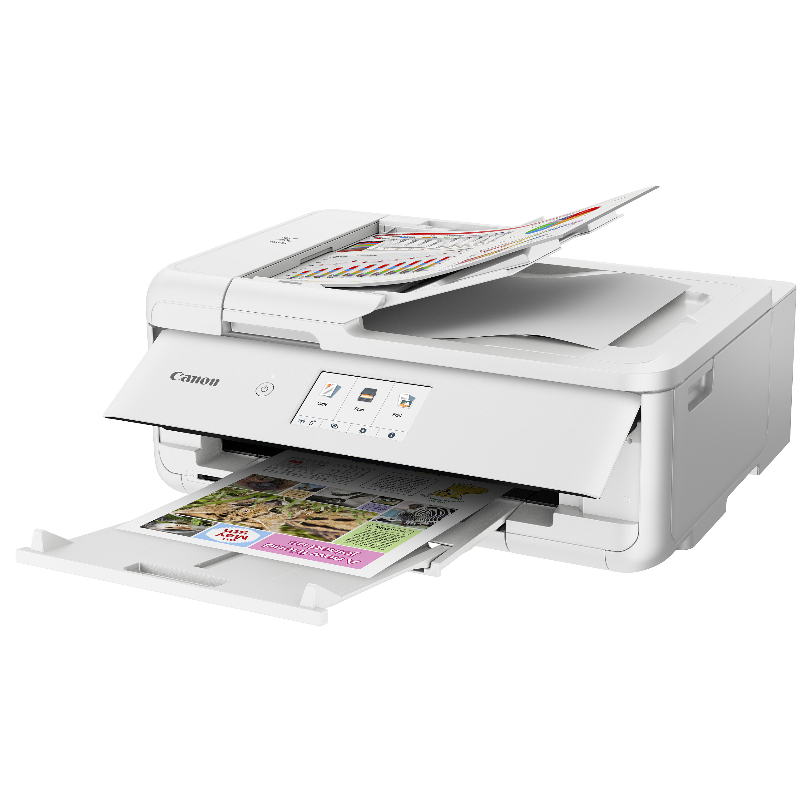 Printer Multifunksional T Canon PIXMA TS9551Ca WIFI Touch / 3in1 / A3 / 15ppm - Bardhë - 8