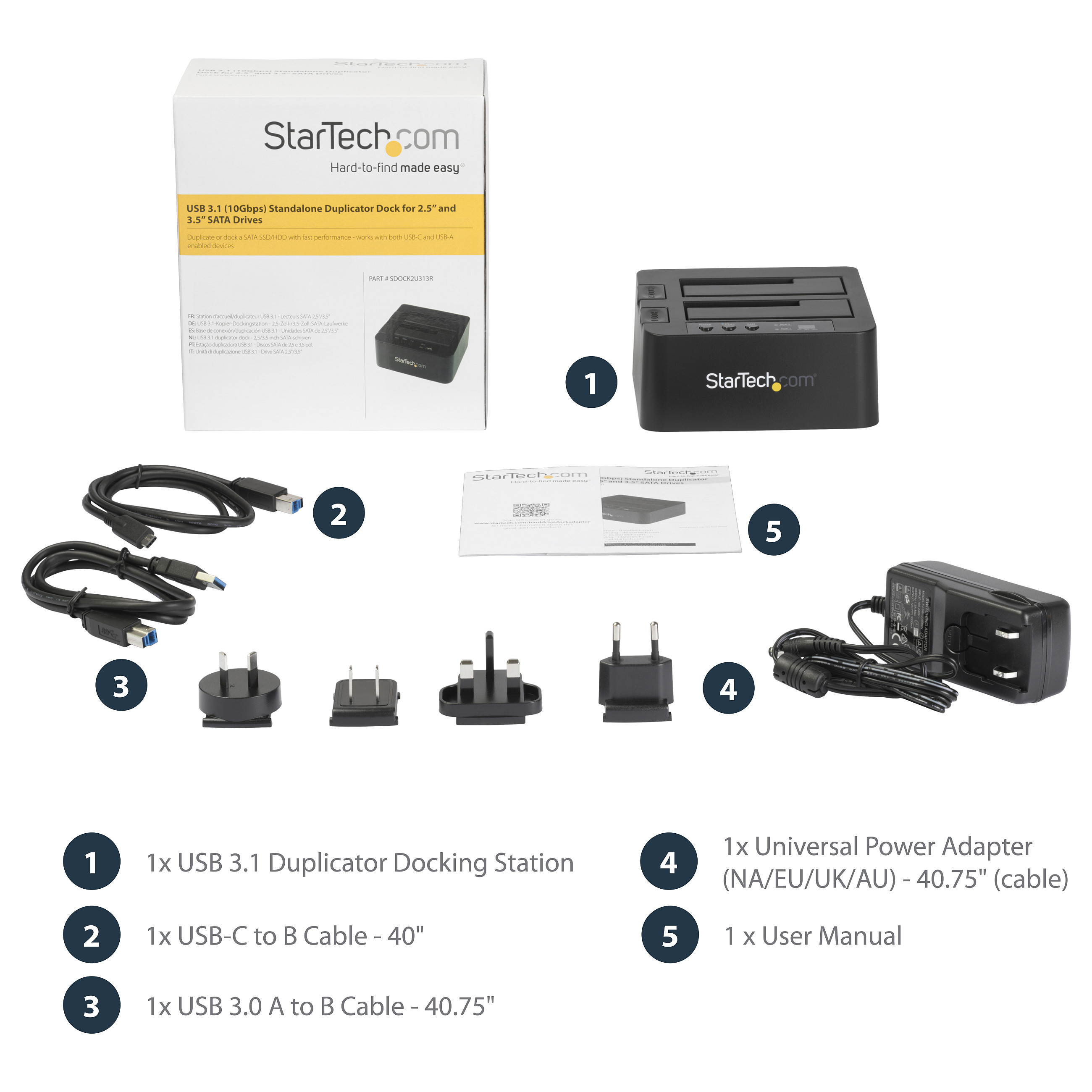 Duplicator Dock StarTech USB 3.1 HDD – Zezë - 13