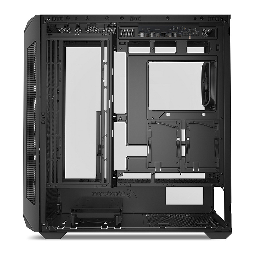 Kasë Sharkoon AK5M RGB ATX 1xMetal - Zezë - 7
