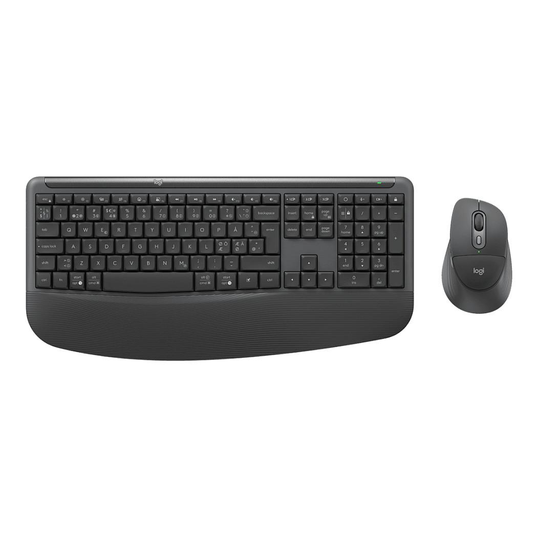 Combo (Tastierë & Maus) Logitech MK880 for Business, Tastierë dhe Maus pa Kabllo, QWERTY US, Bluetooth, Logi Bolt, SmartWheel – Grafit