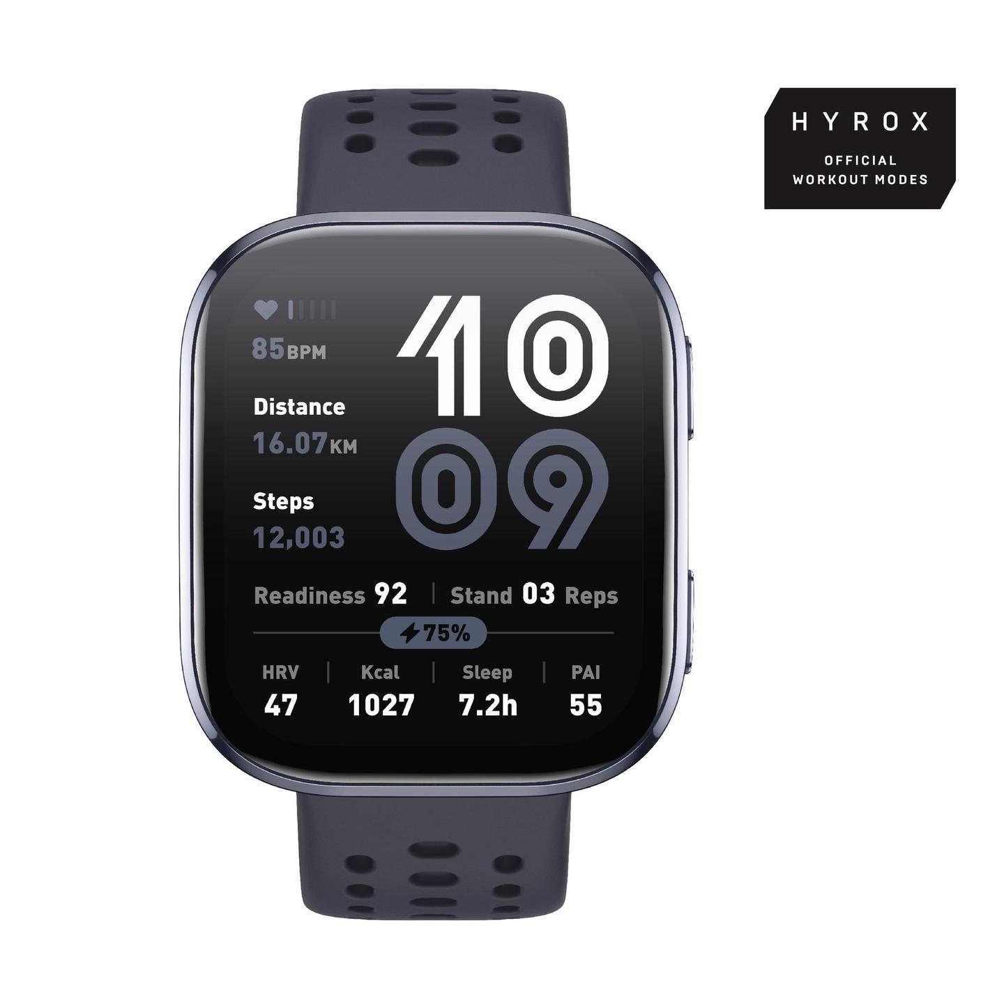 Orë e mençur Amazfit Bip 6 / W2435EU1N / 1.97" AMOLED / GPS / Bluetooth 5.2 / 340mAh / 5 ATM - Zezë - 1