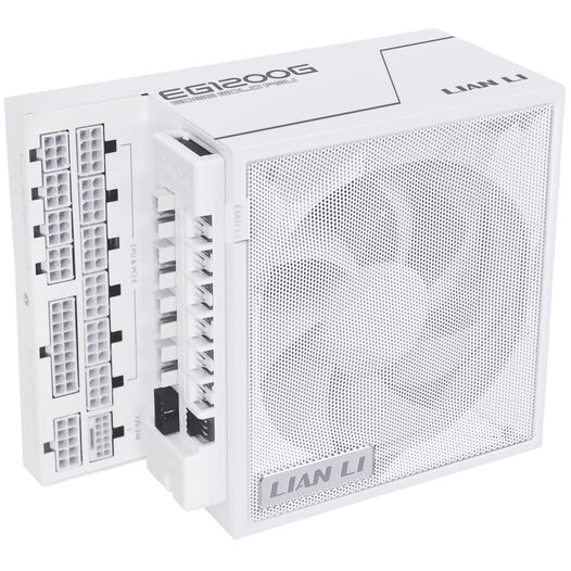 Furnizues Energjie Lian Li EDGE GOLD / 1200W / ATX 3.1 / 80 PLUS Gold / Cybenetics Gold / PCIe 5.1 / Modular / L-Shape -  Bardhë - 1