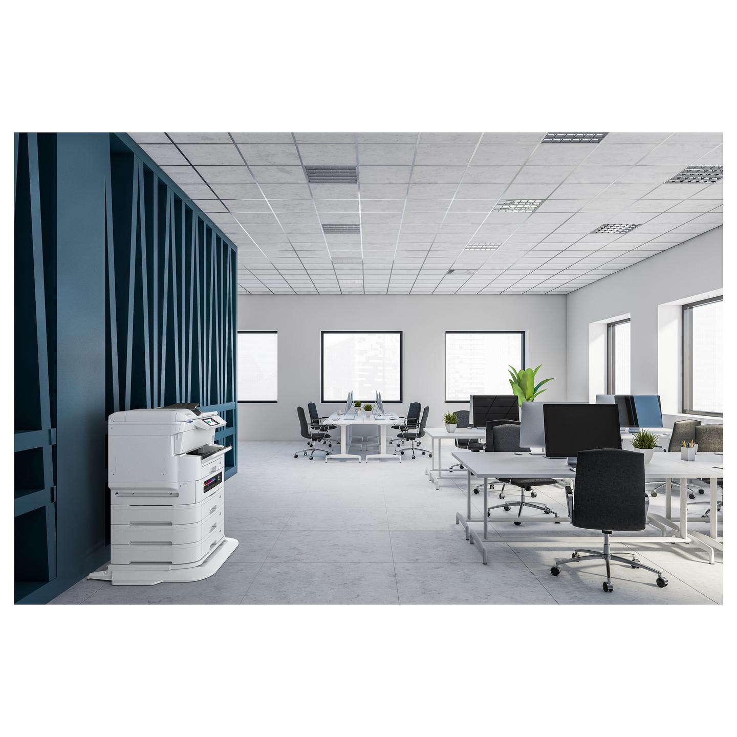 Printer Multifunksional Epson WorkForce Pro EM-C8100RDWF, A3+, Inkjet, Wi-Fi, Printim, Skanim, Kopjim, Faks - Bardhë  - 7