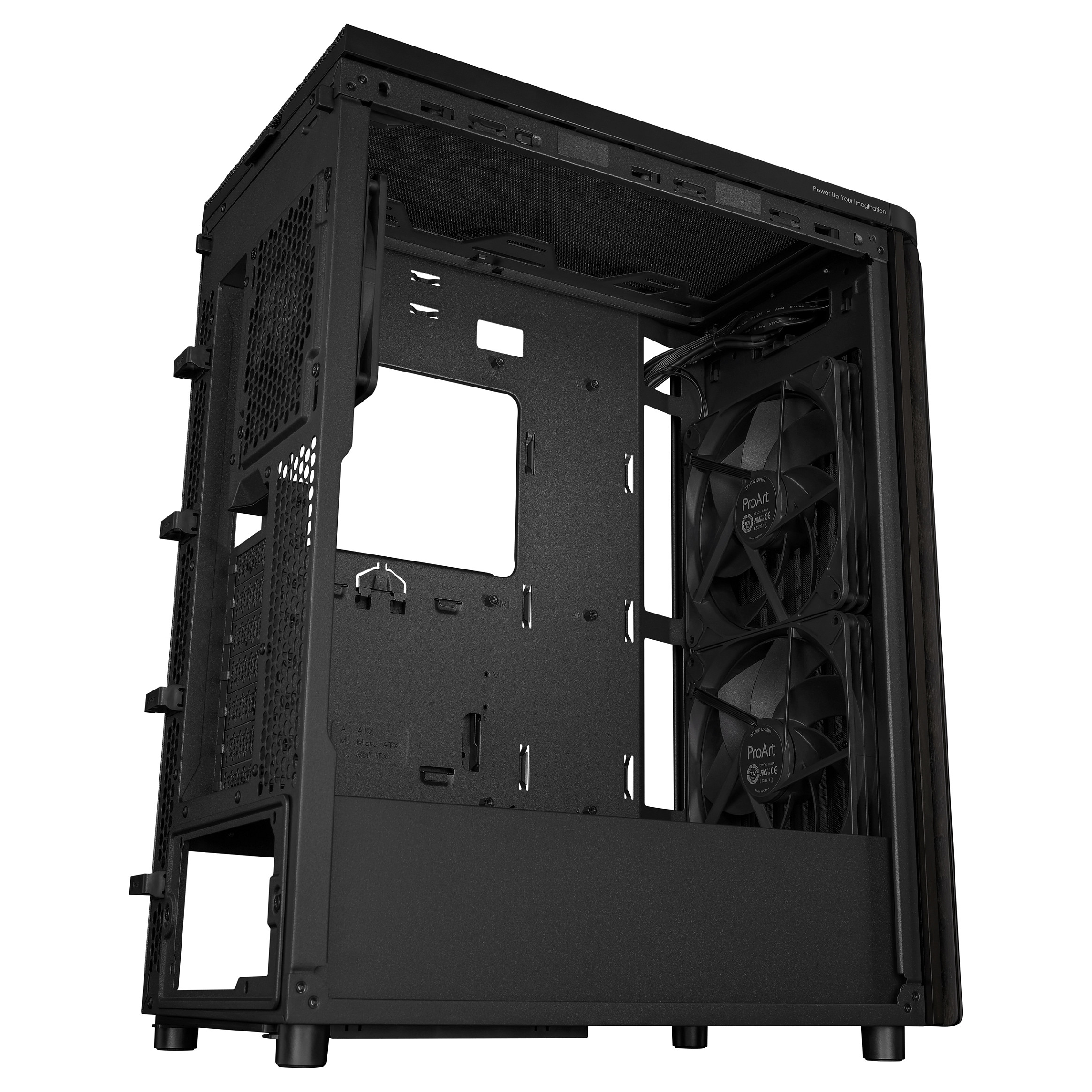 Kasë Asus ProArt PA401 Wood TG PWM -Zezë - 13