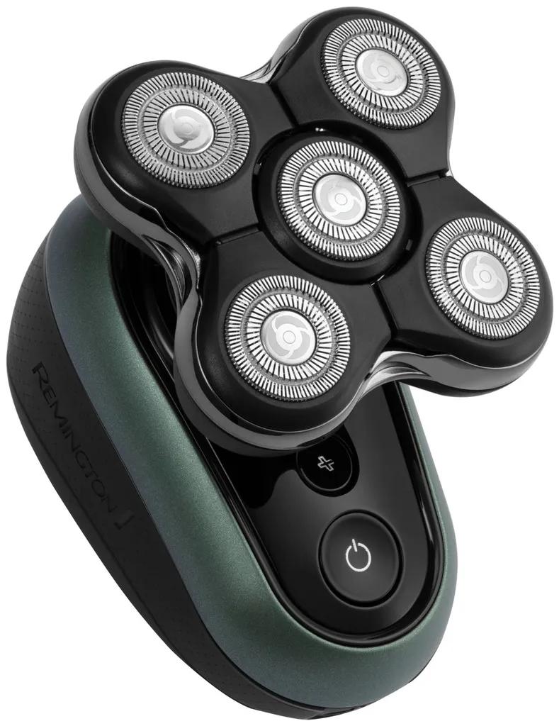 Makinë e rrojës Remington RX7 Ultimate XR1600, 5 Koka, Turbo, 60 Min, USB, Waterproof - Zezë,Gjelbër - 1