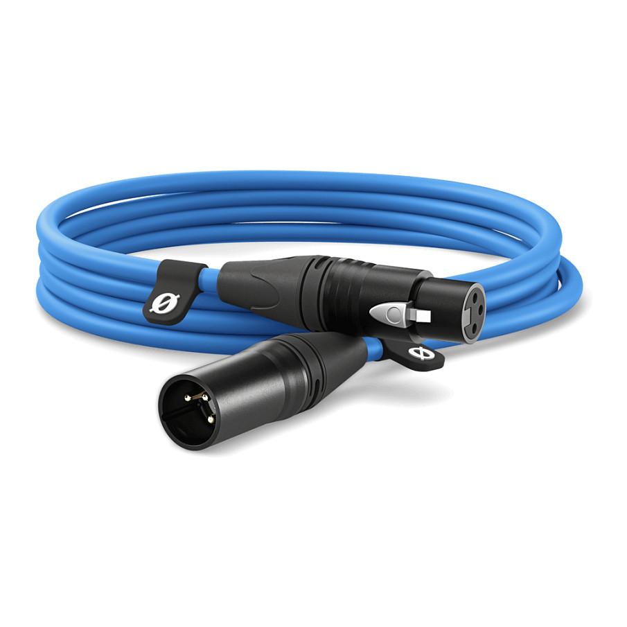 Kabllo RØDE XLR3M-B, XLR Mashkull në XLR Femër, 3 m - Blu - 1